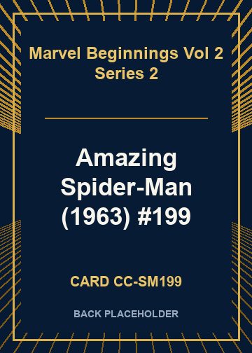 Amazing Spider-Man (1963) #199 back card image