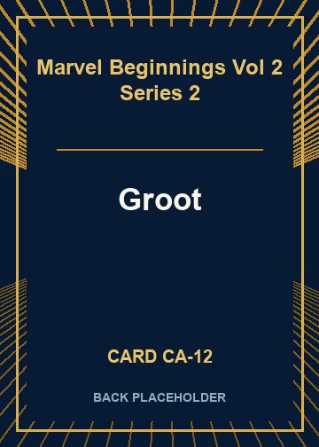 Groot back card image