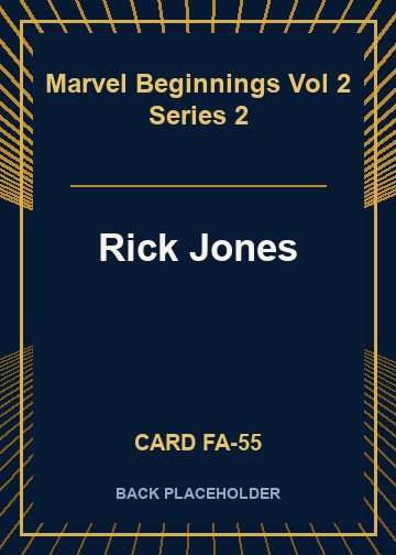 Rick Jones back card image