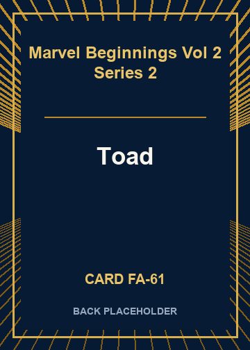 Toad back card image