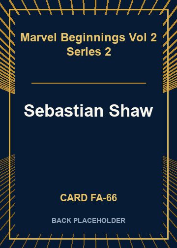 Sebastian Shaw back card image
