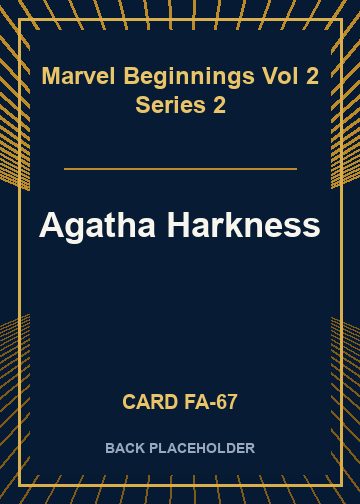 Agatha Harkness back card image