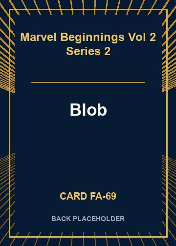 Blob back card image