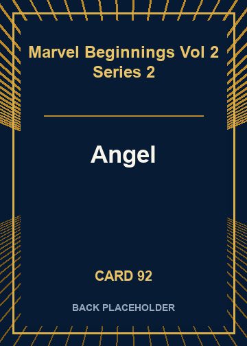 Angel back card image