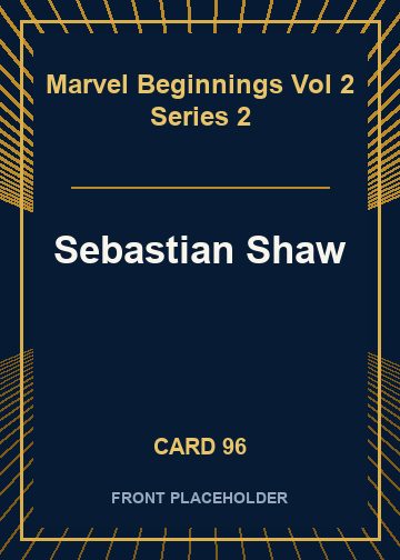 Sebastian Shaw card thumbnail