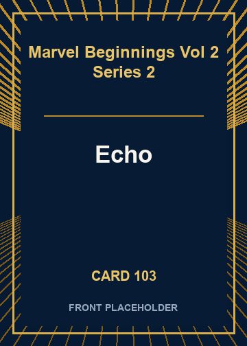 Echo front card image