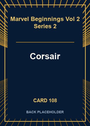 Corsair back card image