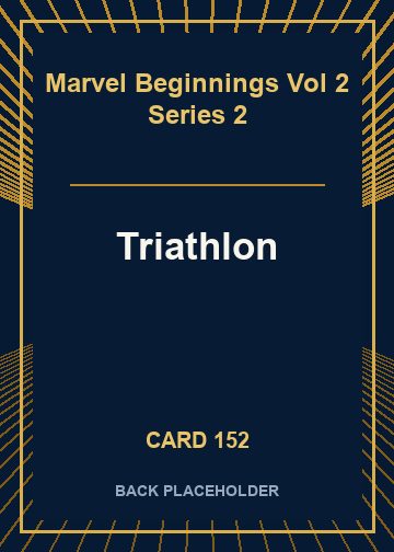 Triathlon back card image