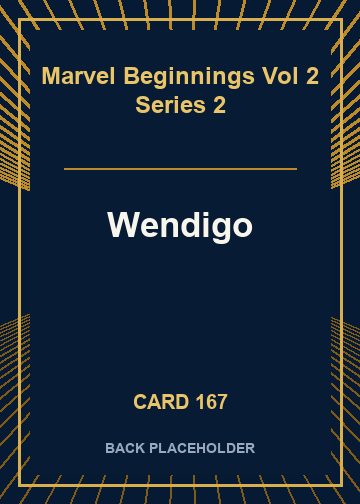 Wendigo back card image