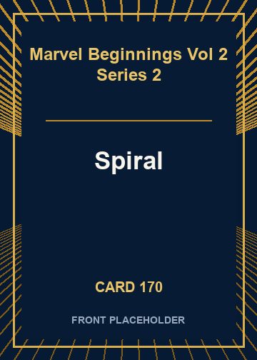 Spiral front card image