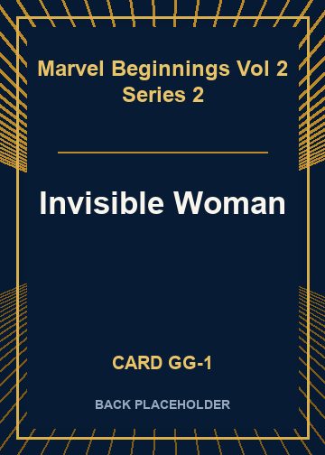Invisible Woman back card image