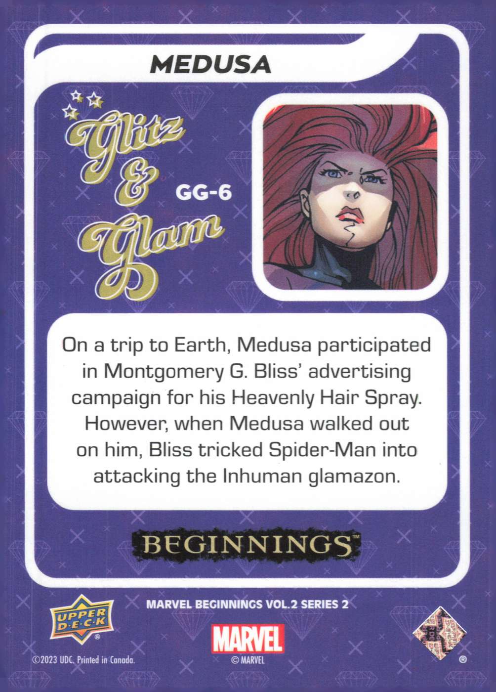 Medusa back card image