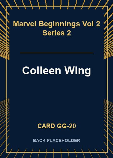 Colleen Wing back card image