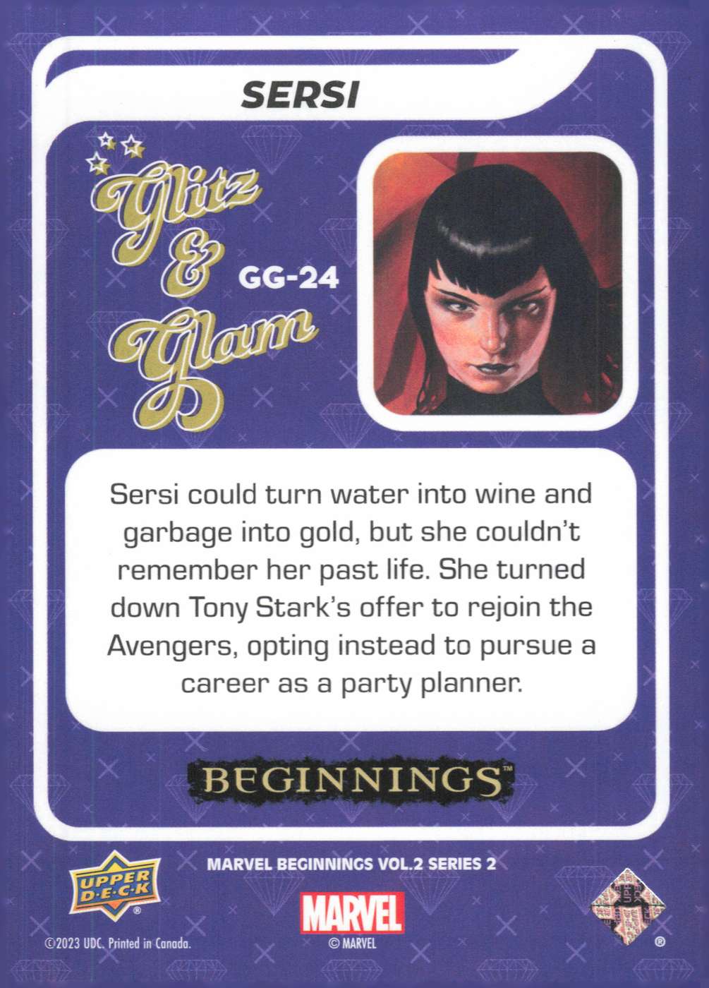 Sersi back card image