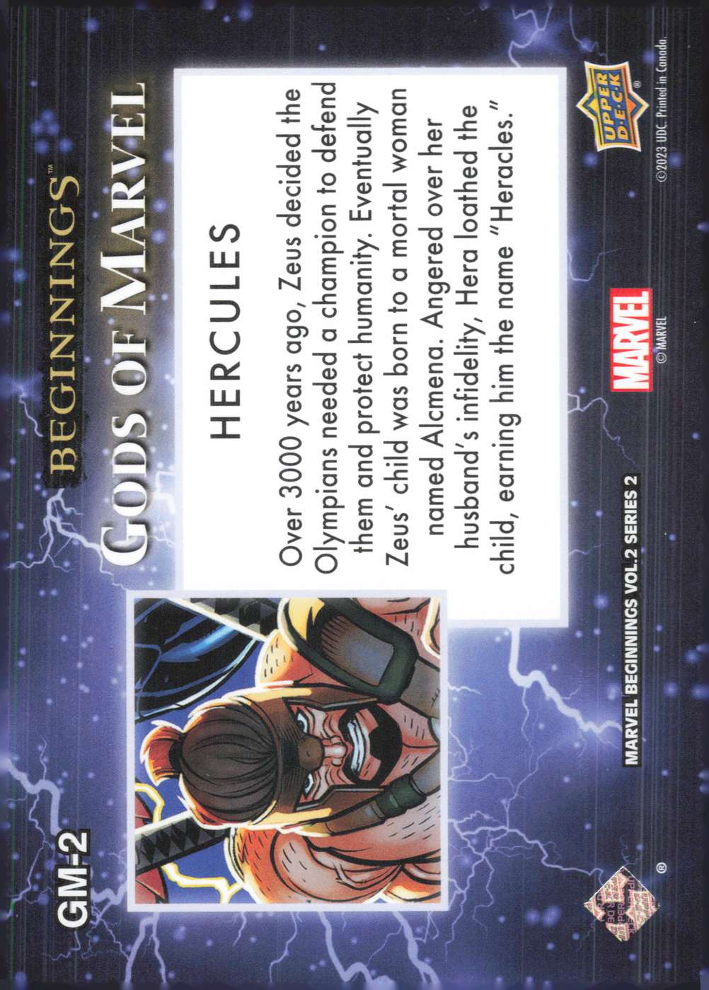 Hercules back card image