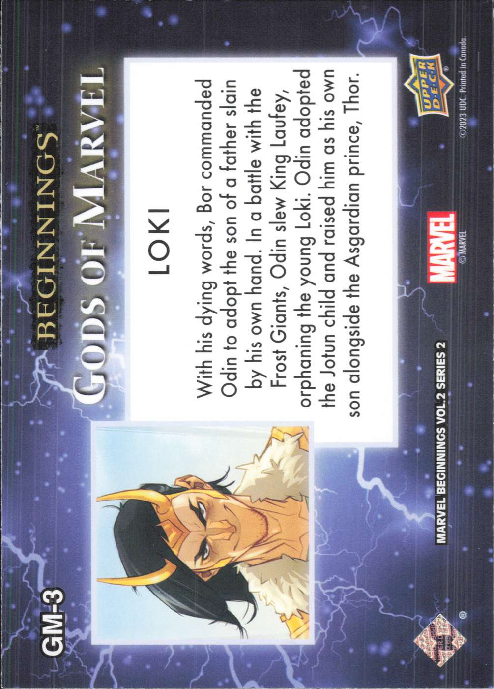Loki back card image