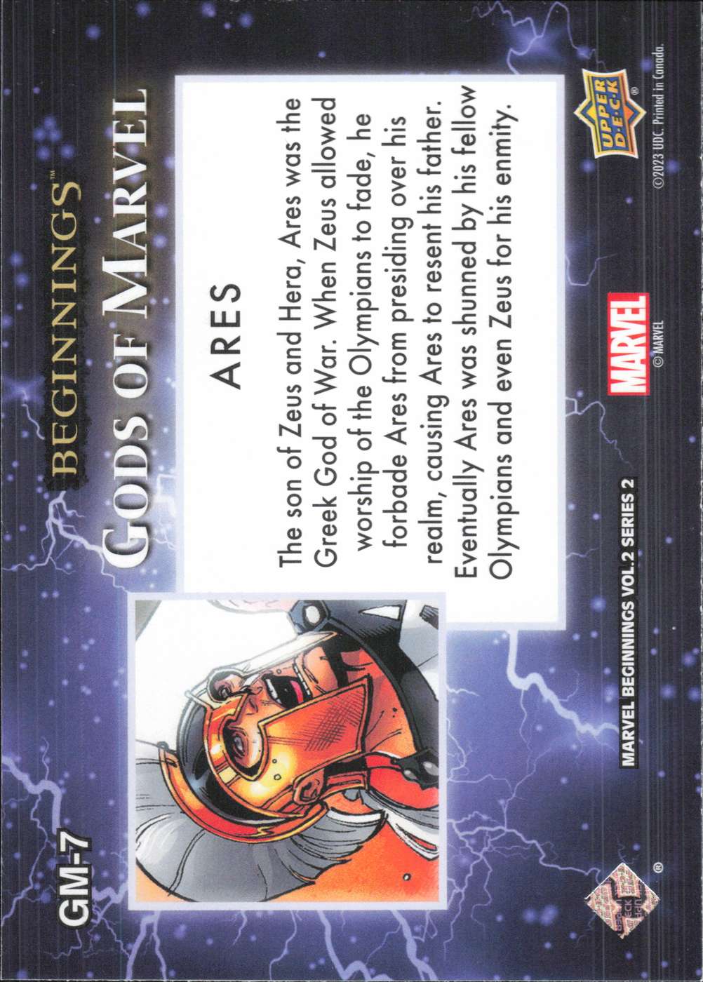 Ares back card image