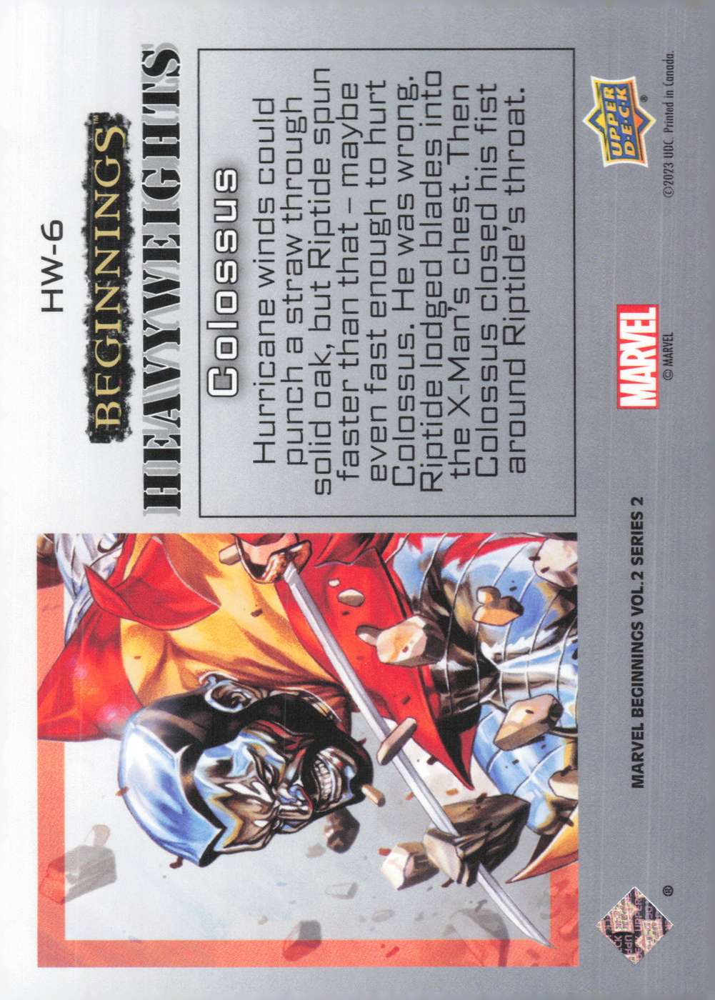 Colossus back card image