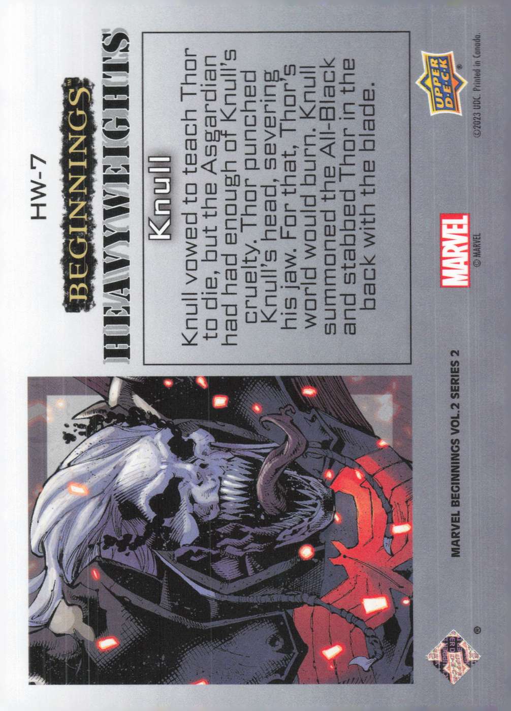 Knull back card image