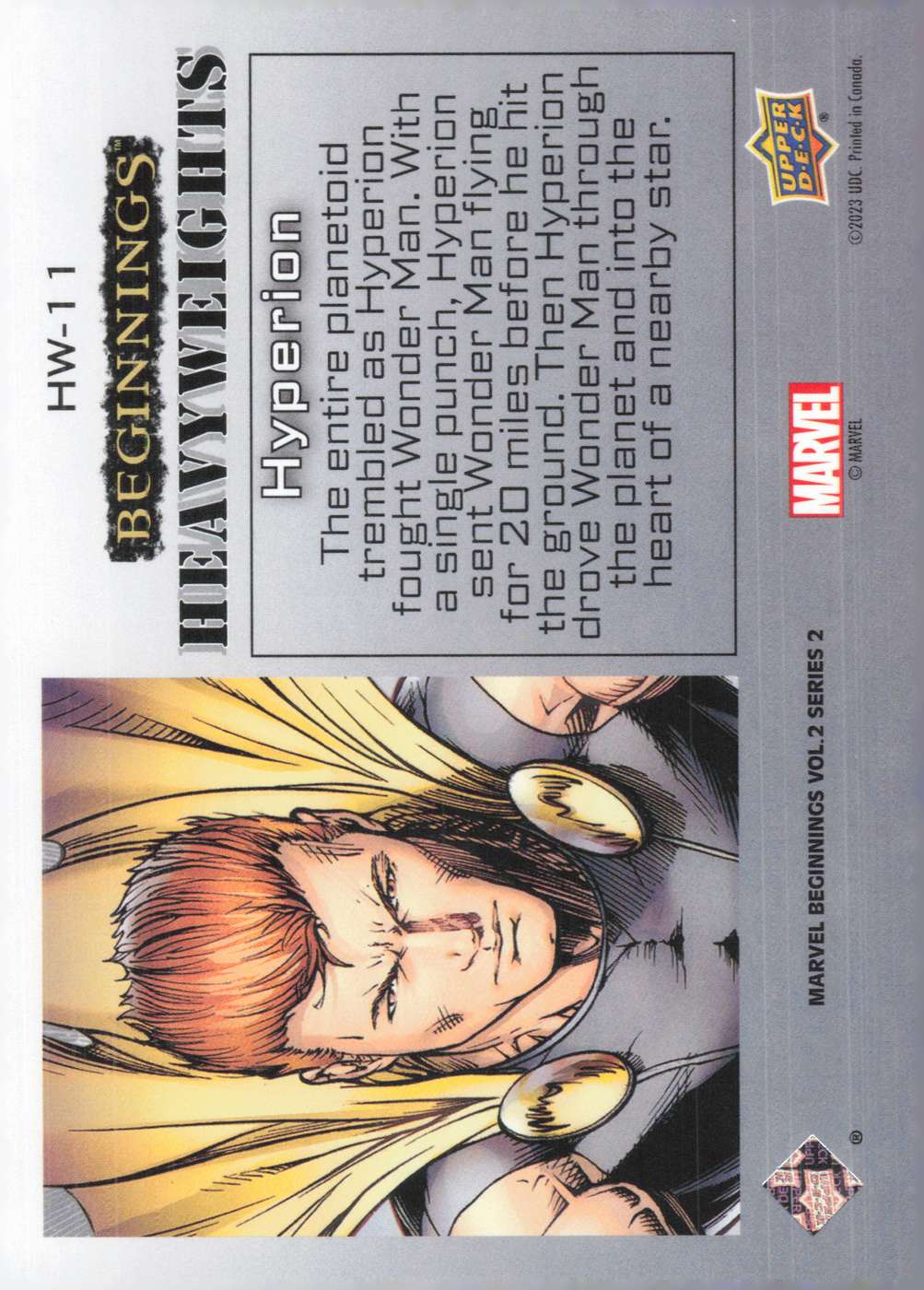 Hyperion back card image