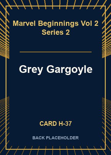 Grey Gargoyle back card image