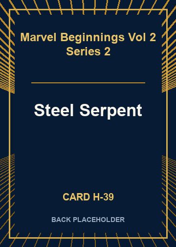 Steel Serpent back card image