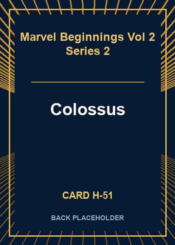 Colossus back card image
