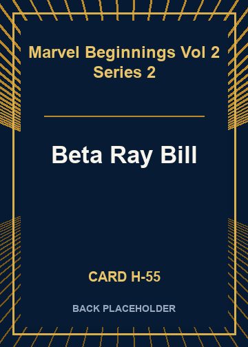 Beta Ray Bill back card image