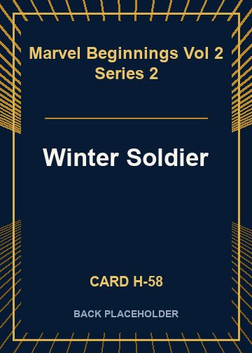 Winter Soldier back card image