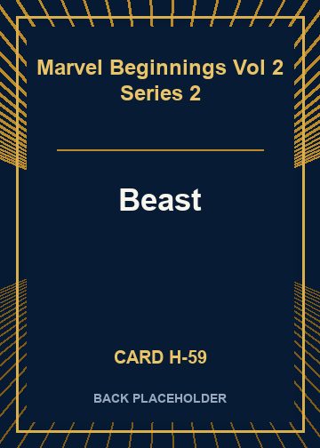 Beast back card image