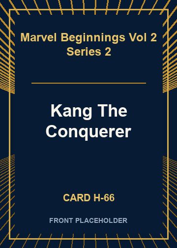 Kang The Conquerer card thumbnail