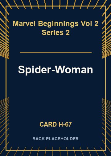 Spider-Woman back card image