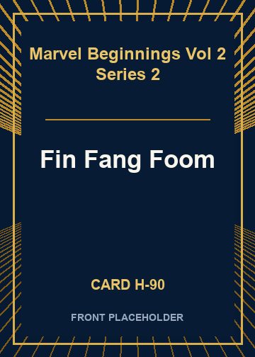 Fin Fang Foom card thumbnail