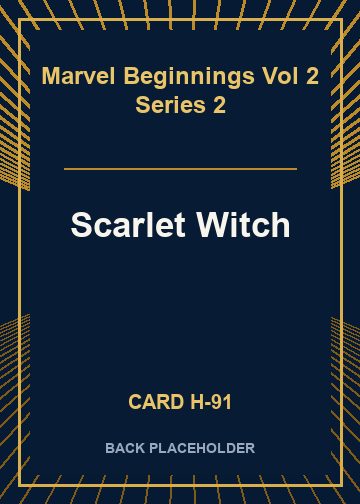 Scarlet Witch back card image