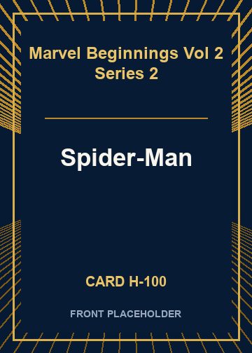 Spider-Man front card image
