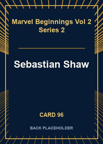 Sebastian Shaw back card image