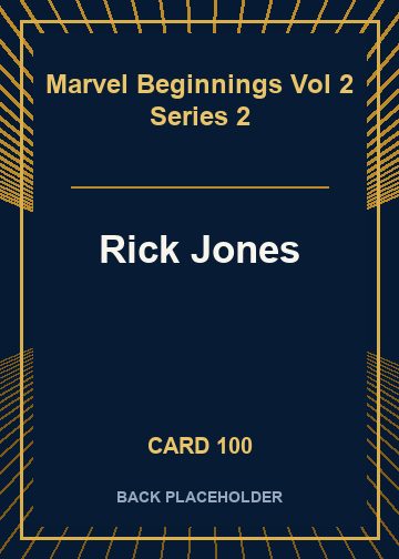 Rick Jones back card image