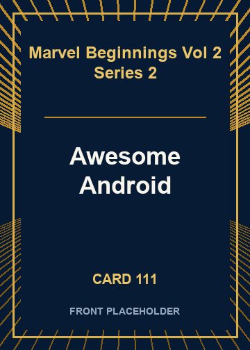 Awesome Android card thumbnail