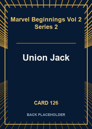 Union Jack back card image
