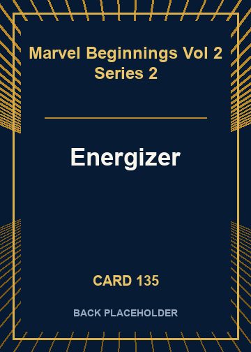 Energizer back card image