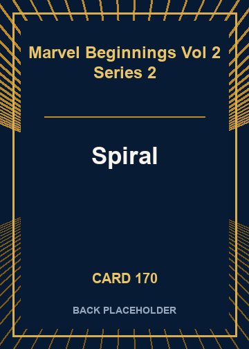 Spiral back card image