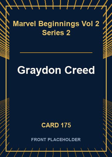 Graydon Creed card thumbnail