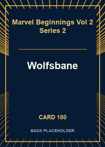 Wolfsbane back card image