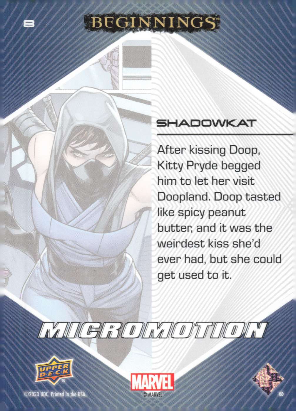 Shadowcat back card image