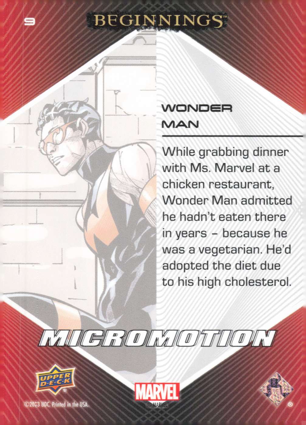 Wonder Man back card image