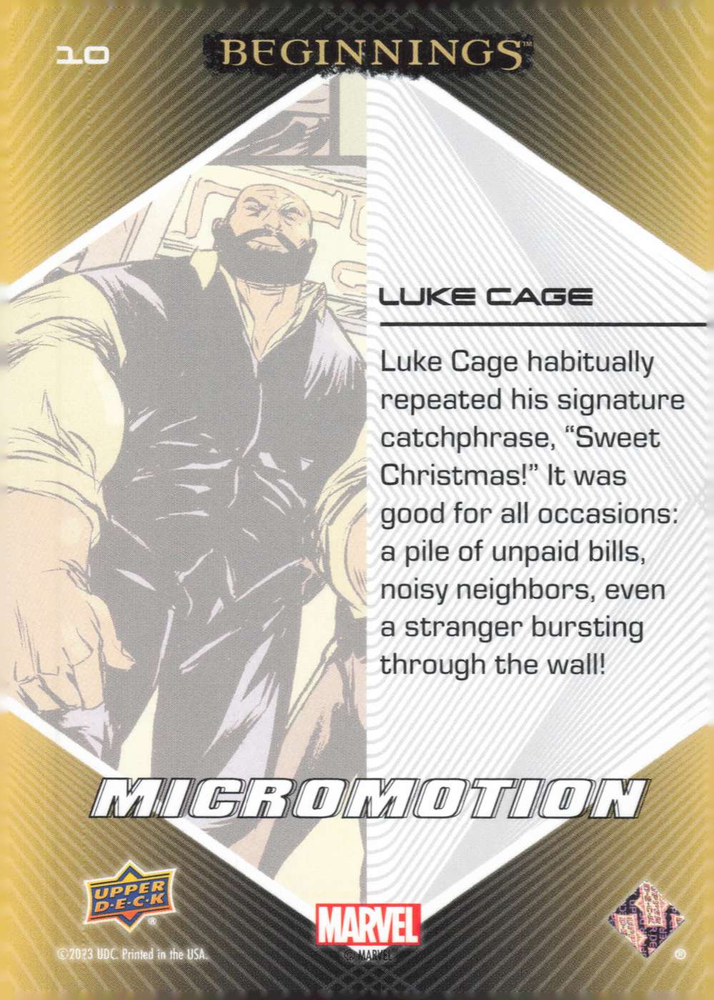 Luke Cage back card image