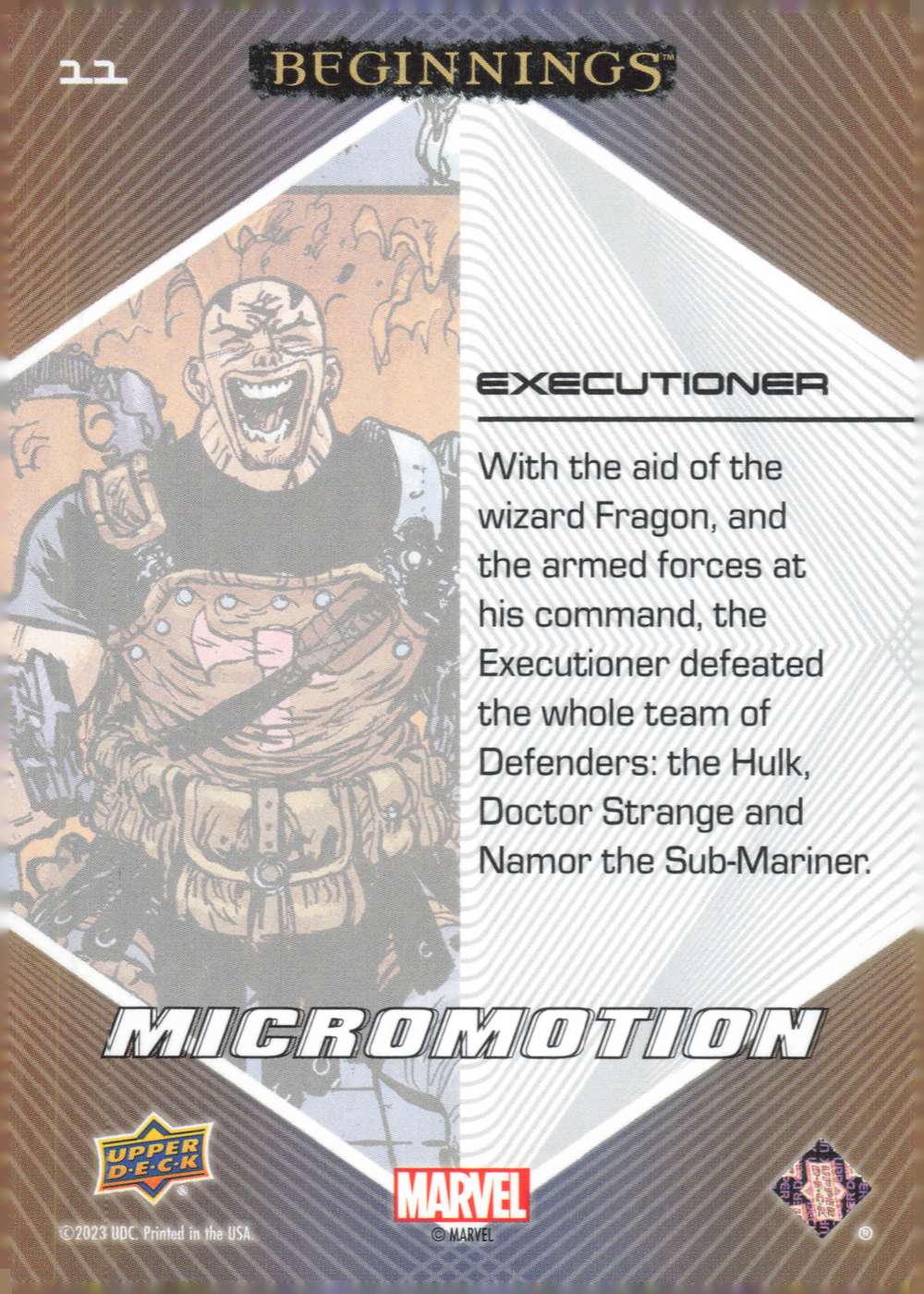Executioner back card image