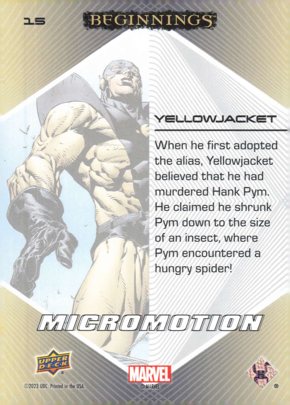 Yellowjacket back card image