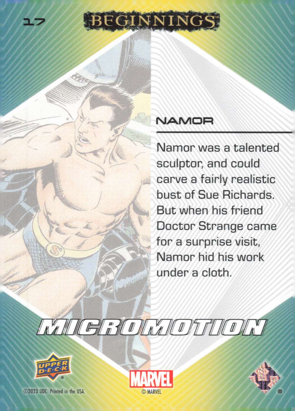 Namor back card image