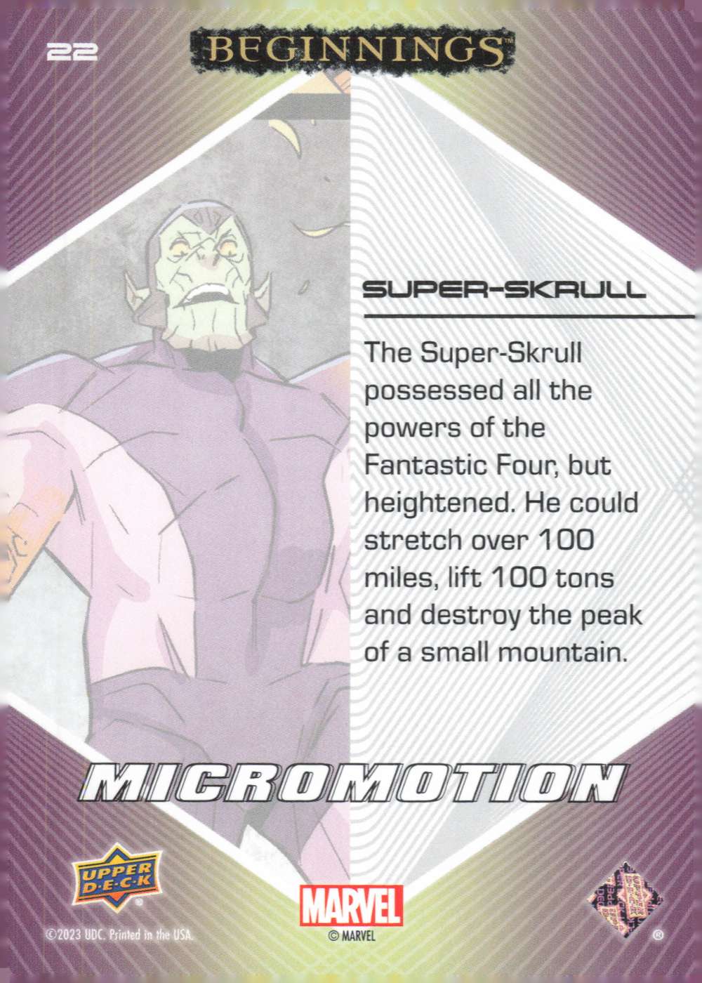Super Skrull back card image
